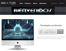 Tablet Screenshot of maxtorsystem.com